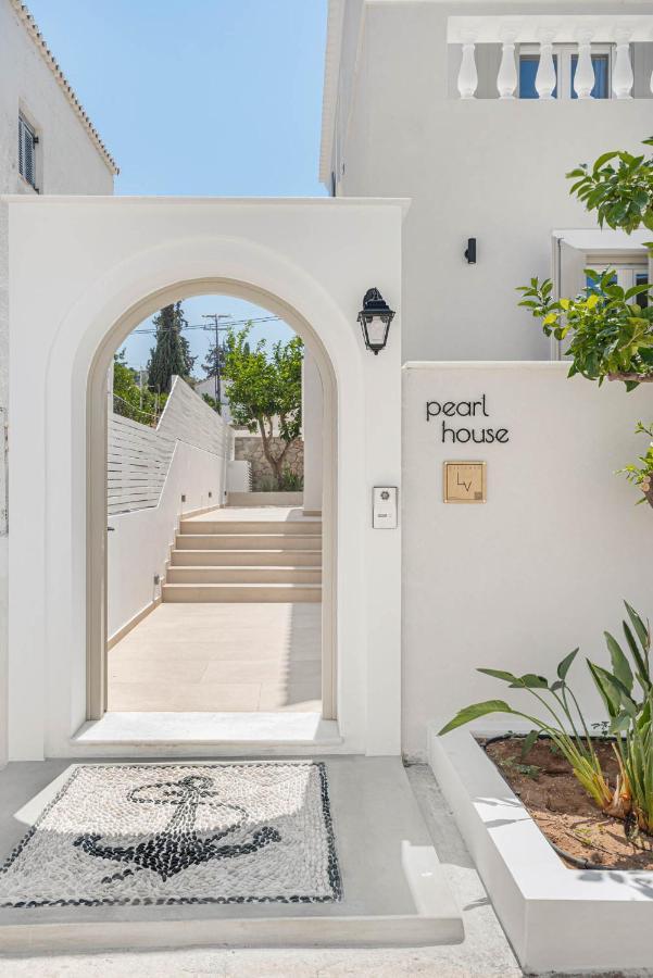 Pearl House - Luxurious New Beach Villa In Spetses Stunning View Ligoneri Екстериор снимка